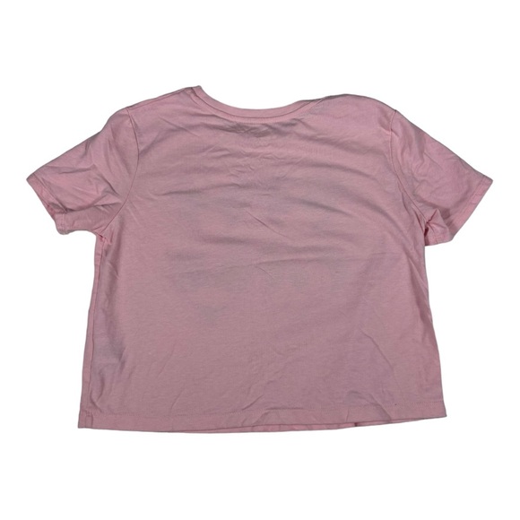 Girls - Way to Celebrate Valentines - Crop Style Tee - Pink Heart - Medium (7/8) - Picture 4 of 4